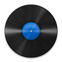Badge del Vinile Blu