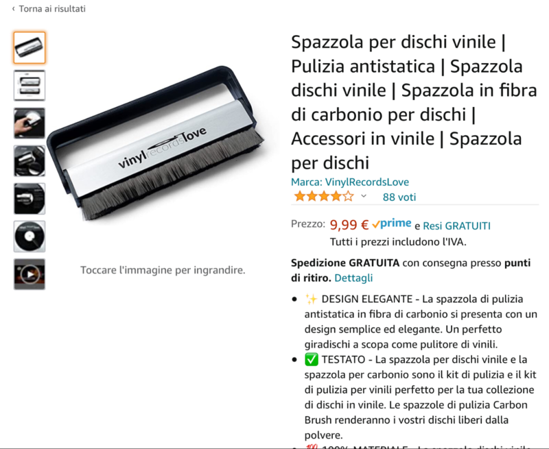 Spazzola per dischi vinile  Pulizia antistatica….png