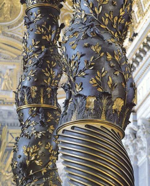 Gian-Lorenzo-Bernini-Baldacchino-di-San-Pietro-1624-33-particolare-delle-colonne-tortili.-Bronzo-dorato.-Roma-Basilica-di-San-Pietro-arte-svelata.jpg