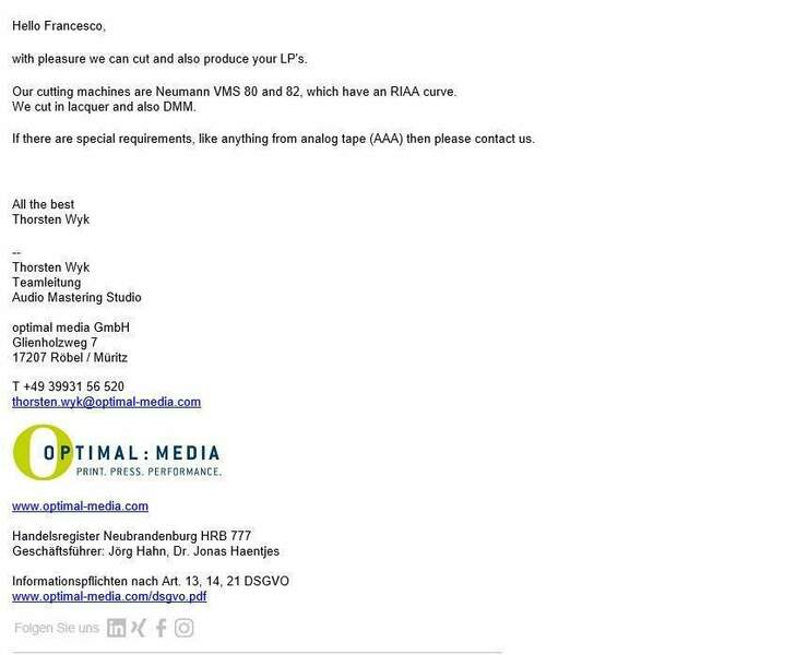 Risposta di Optimal Media su Torni DMM.jpg