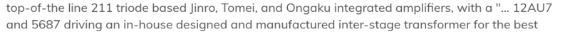 Screenshot 2023-11-11 at 14-19-43 Audio Note (UK) Meishu Phono Silver Tonmeister 300B SET Integrated Amplifier The Mighty Master of Tone! Audio Note (UK) Meishu Phono Silver Tonmeister 300B SET Integrated Amplifier - Positive Feedback.png
