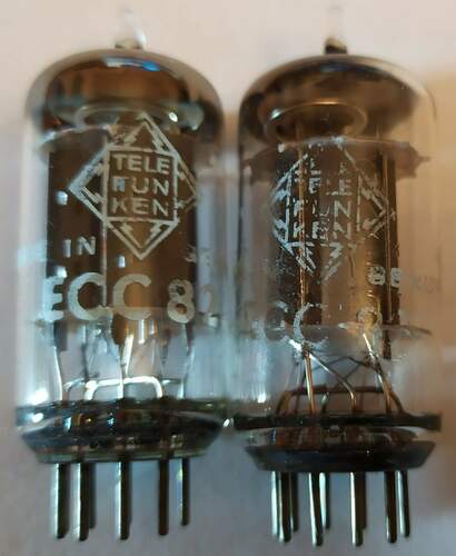 Maggiori informazioni su "Telefunken ECC82 coppia testata"