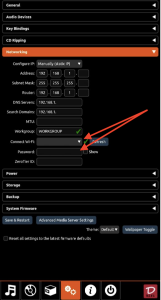 configrare wifi Daphile.png