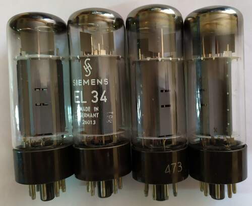 Maggiori informazioni su "Mullard EL34 Xf2 B doppio halo getter"