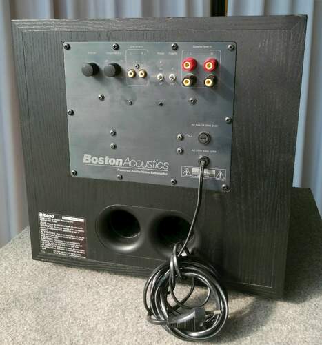 Maggiori informazioni su "Subwoofer attivo Boston Acoustic CR400"
