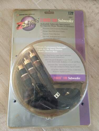 Maggiori informazioni su "cavo potenza Monster Cable Z Bass 100 subwoofer ZB100 SW-24"