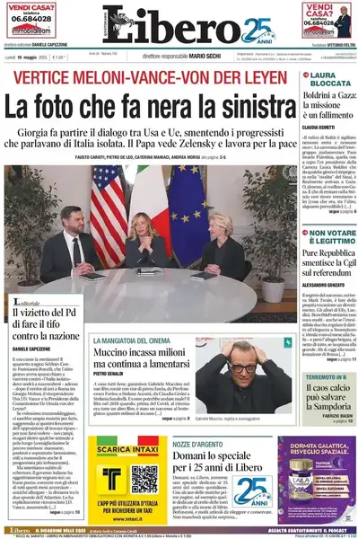 prima_pagina_libero_19-05-2025.webp