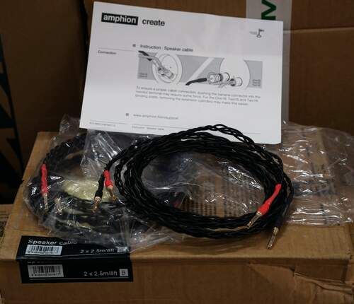 Maggiori informazioni su "Amphion speakers cable"