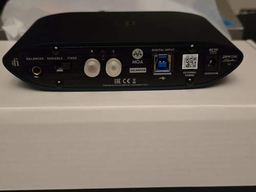 Maggiori informazioni su "Vendo Ifi ZenDac Signature v2"